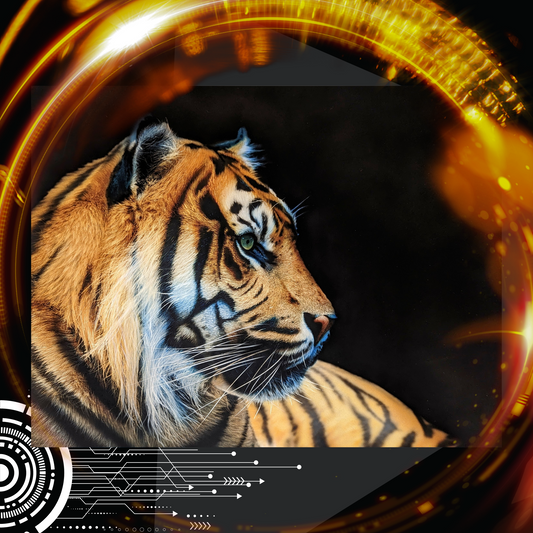 Photo-realistic tiger